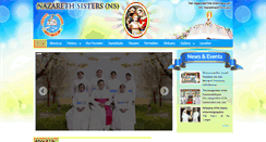 Desktop Screenshot of nazarethsisters.org